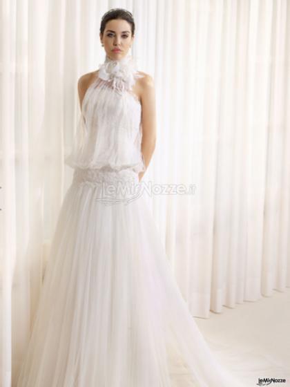 Vestito da sposa dalla linea morbida