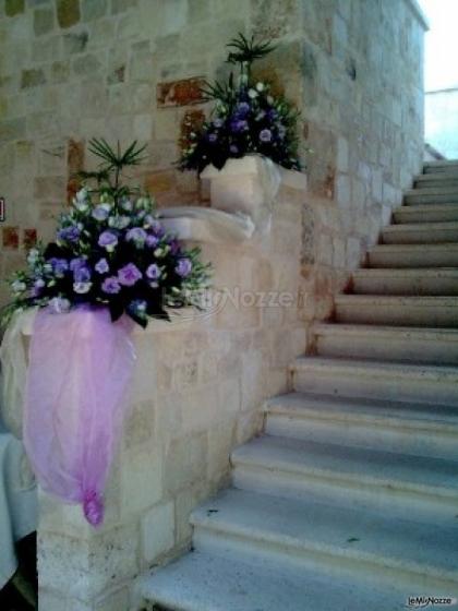 Masseria Bonelli - Allestimento floreale della location di matrimonio