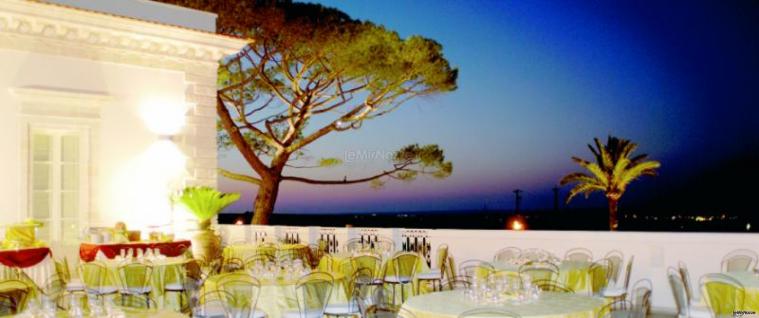 Terrazza con vista mare per il matrimonio a Polignano a Mare