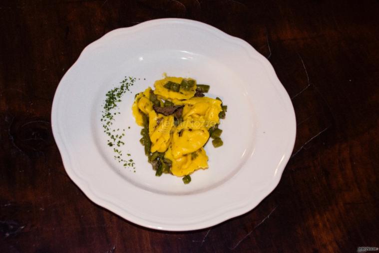 Sapori di Carpi - Tortelli ricotta mortadella tartufo e asparagi