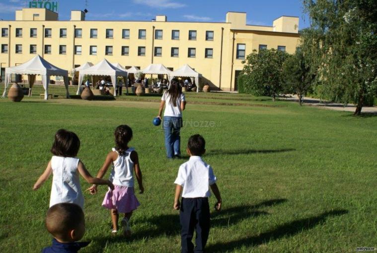 Intrattenimento bambini al ricevimento di matrimonio