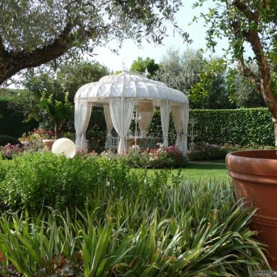 Gazebo per il ricevimento di matrimonio