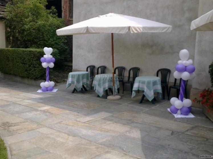 Palloncini per la casa della sposa