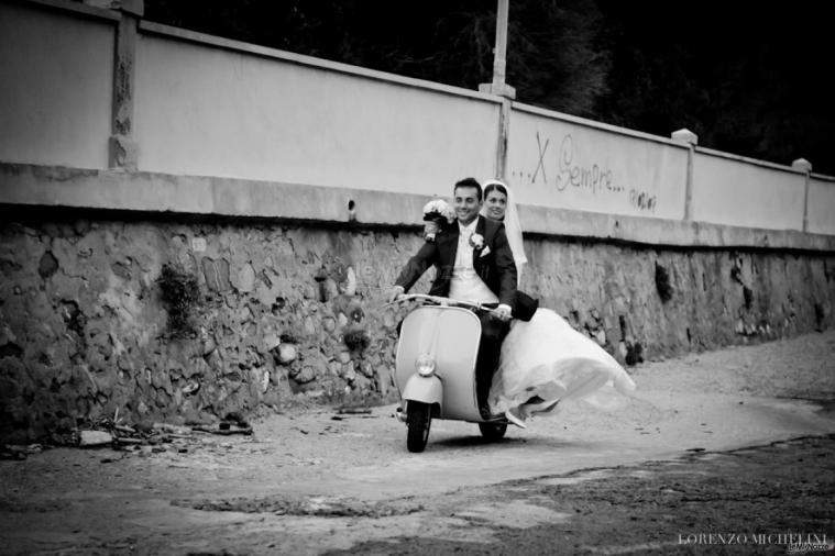 Scatti d'Amore - Sposi in vespa, Matrimonio Quercianella, Livorno