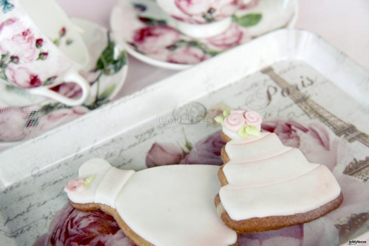 Biscotti abito da sposa