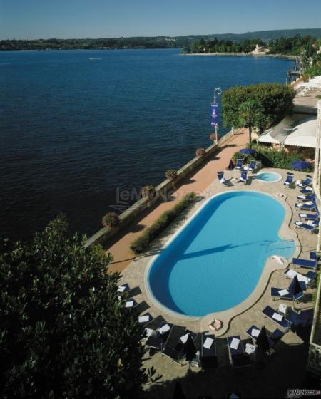 Piscina della location di matrimonio