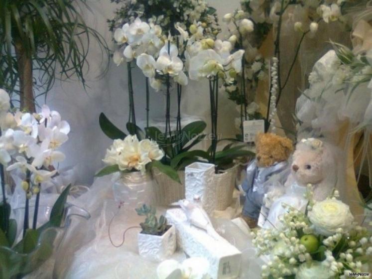 Centrotavola floreale per il matrimonio