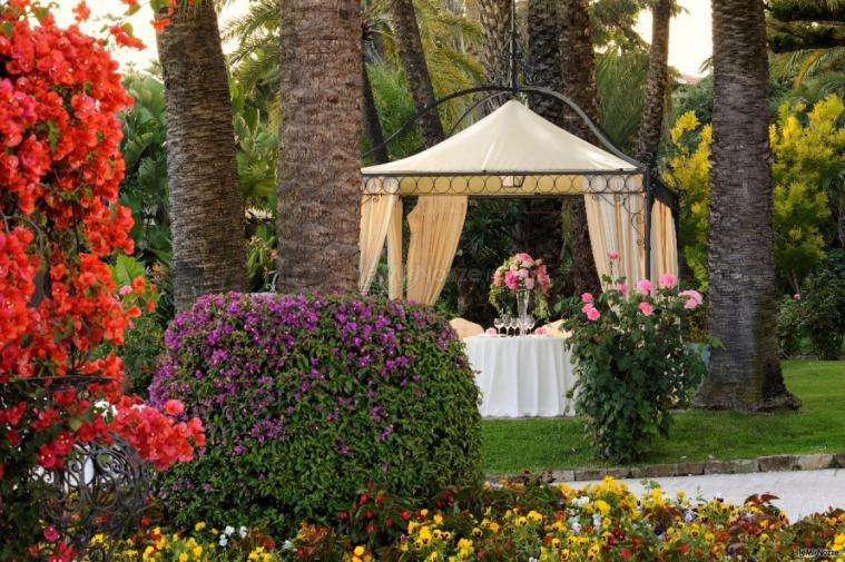 Royal Hotel Sanremo - Il gazebo per la cena romantica