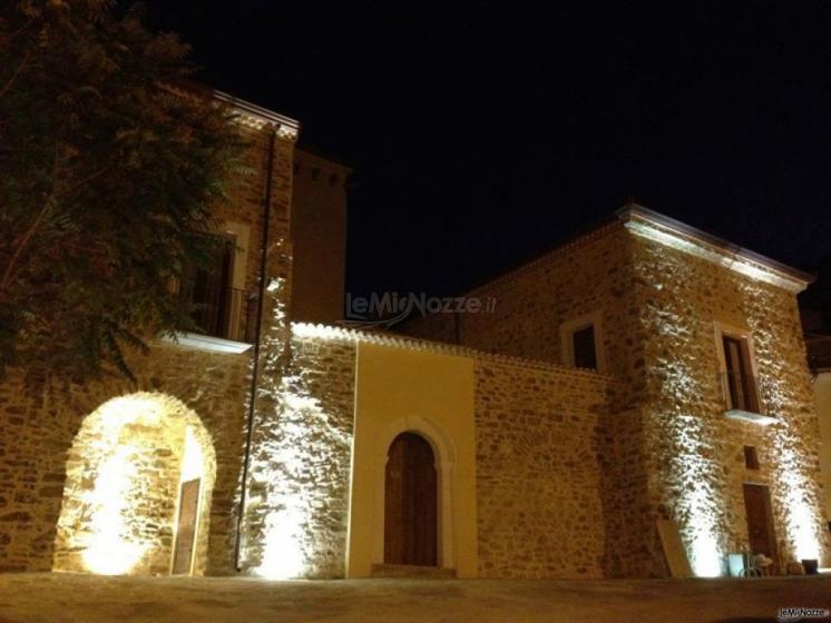 Esterno notturno - Palazzo del Baglivo