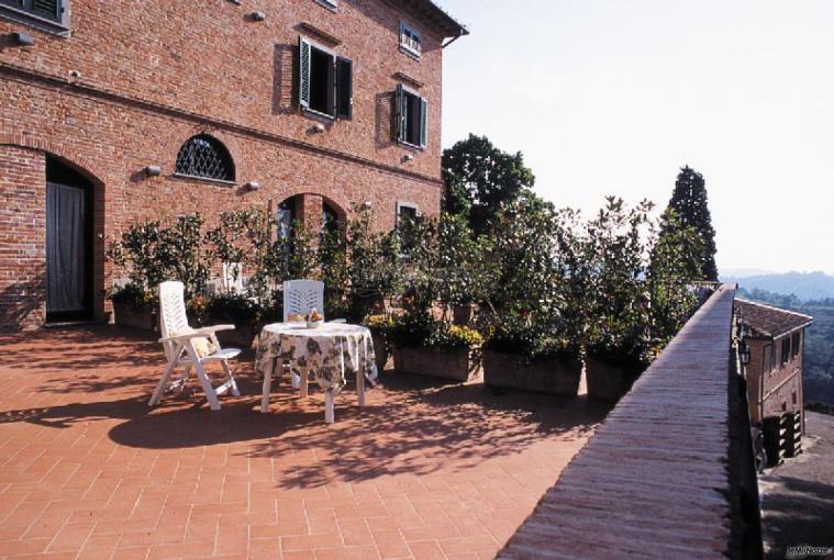 Terrazza con vista panoramica per il matrimonio - Casa Vacanze Bucciano