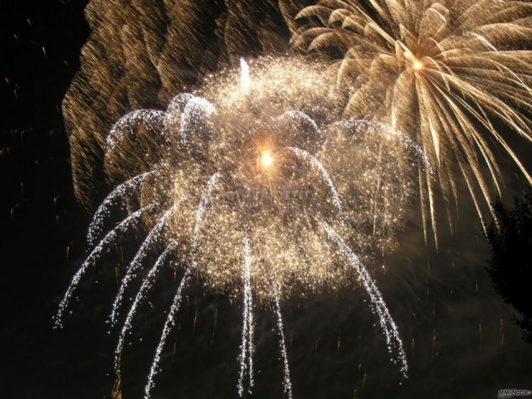 Fuochi d'artificio per il matrimonio