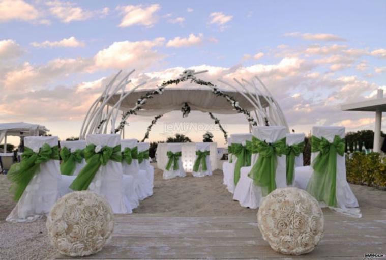 Cerimonia di matrimonio sulla spiaggia