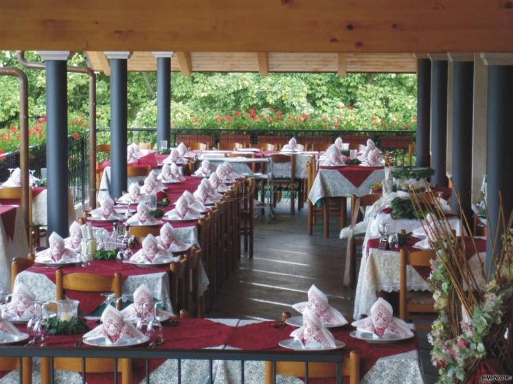 Terrazza panoramica per il matrimonio