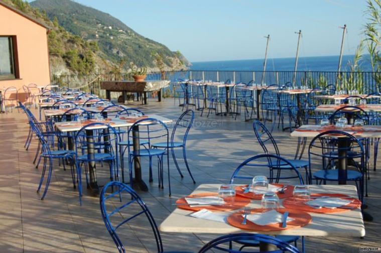 Terrazza panoramica per il matrimonio - Ristorante Rosadimare