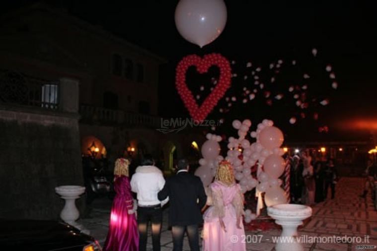 Palloncino a forma di cuore per il matrimonio