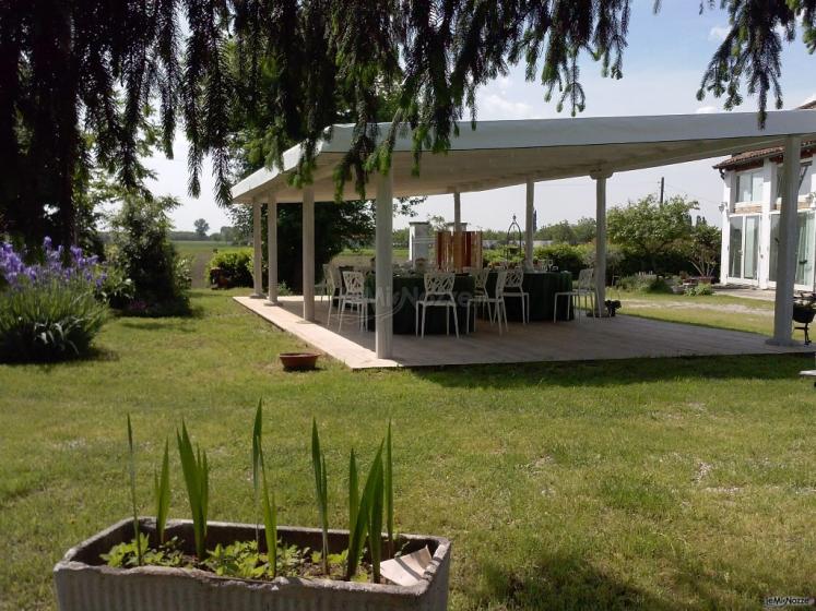 Gazebo in giardino