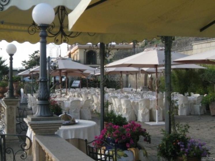 Ricevimento di matrimonio in terrazza