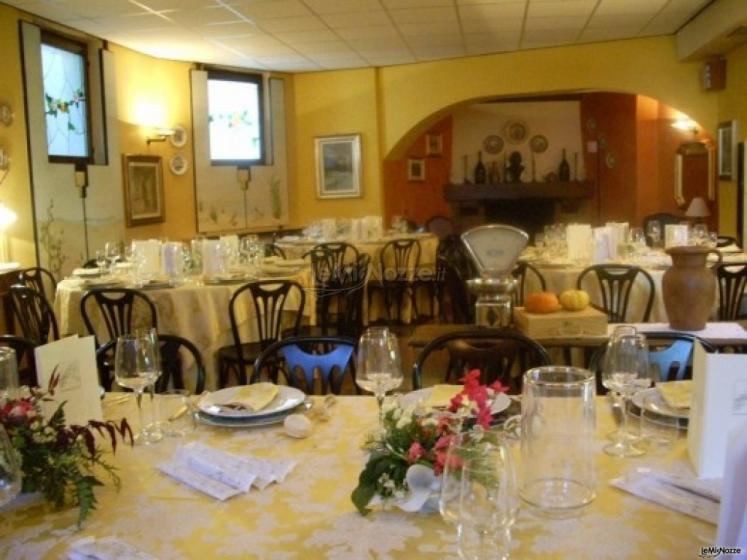 Sala interna per il ricevimento di matrimonio