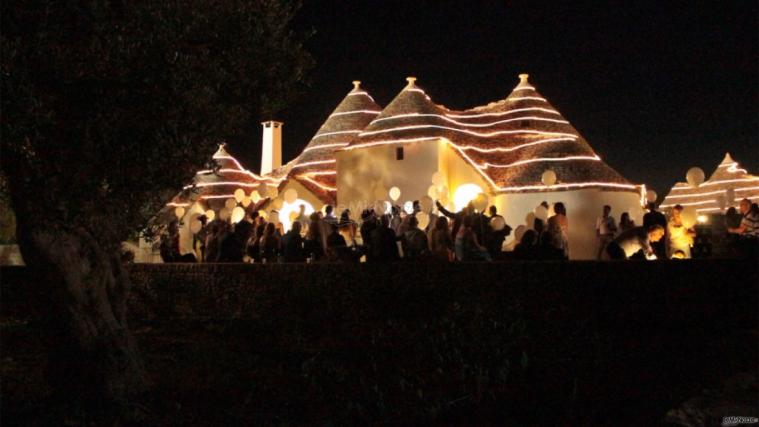 Grand Hotel La Chiusa di Chietri - La festa di nozze di notte