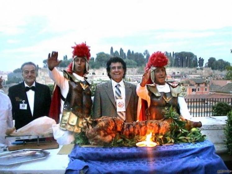 Ricevimento di matrimonio con centurioni