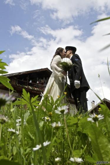 Foto del bacio degli sposi