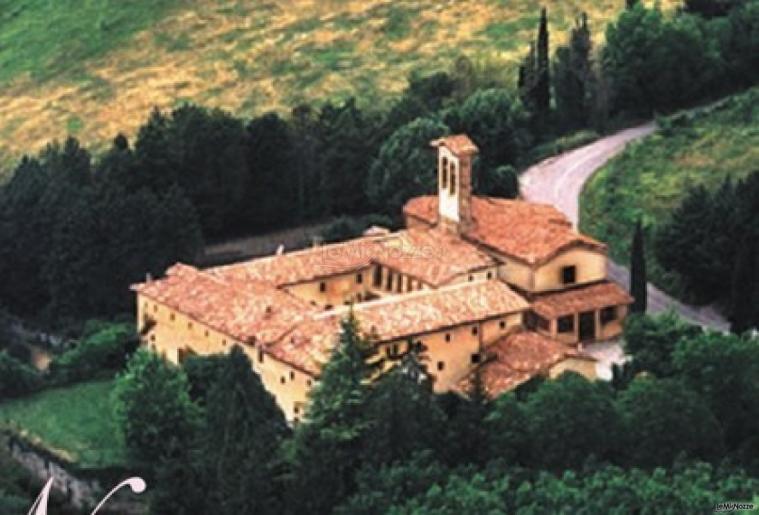 Panoramica del Convento della Madonna di Costantinopoli a Cerreto di Spoleto