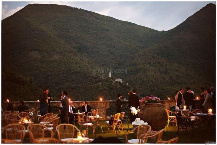 Aperitivo in giardino con vista mozzafiato