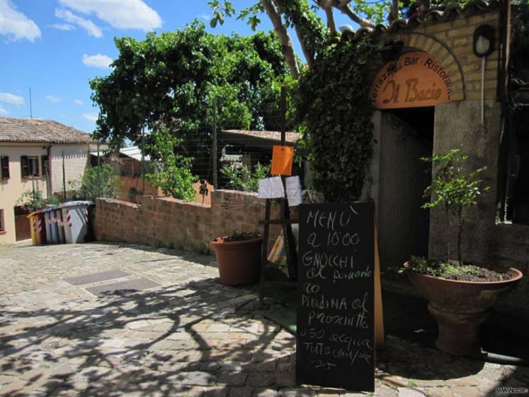 Esterno ristorante il Bacio Gradara