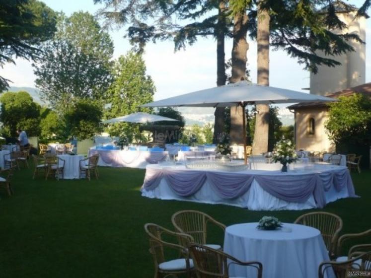 Banchetto di matrimonio in villa