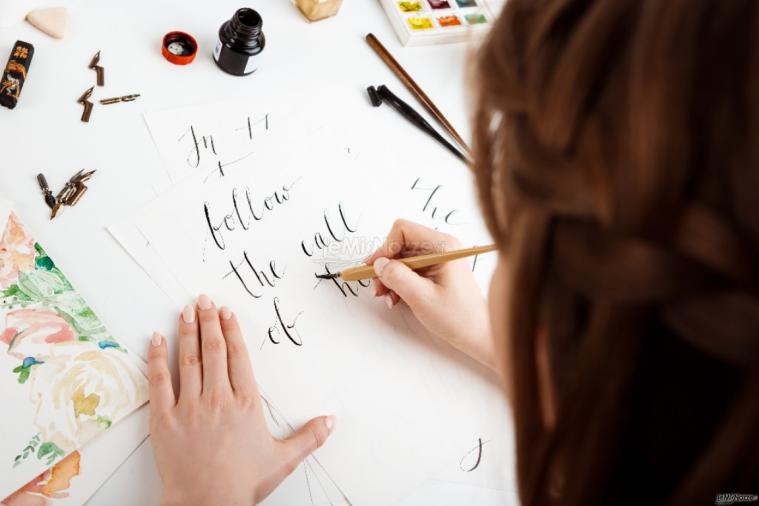 Servizio di Calligrafia per la compilazione delle buste per le partecipazioni - Wedding Planner Milano