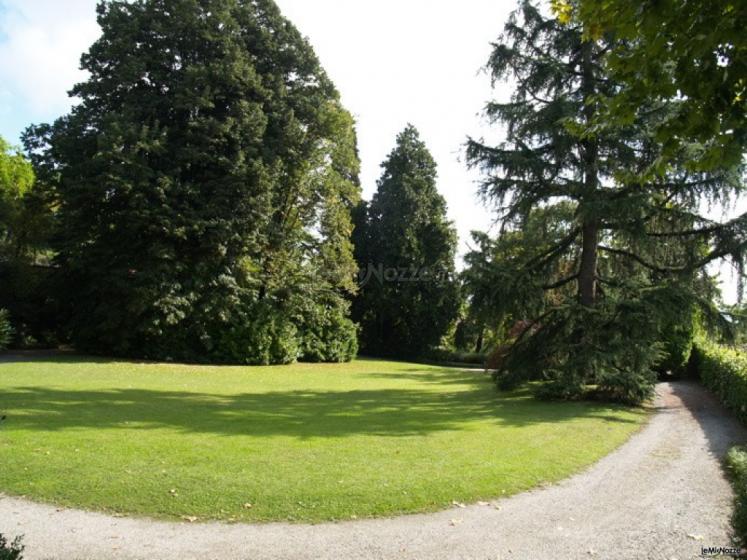 Giardino del castello per le nozze