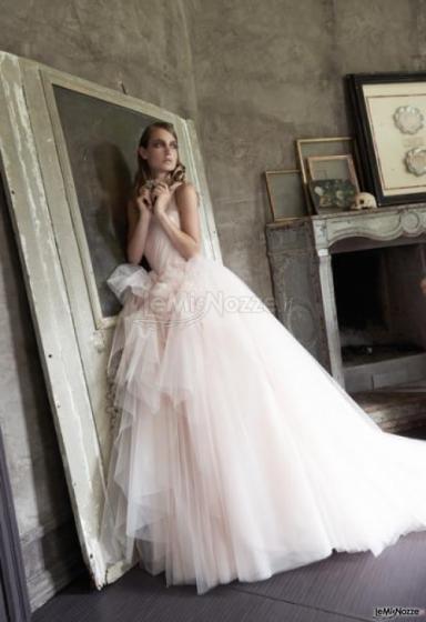 Vestito da sposa rosa cipria