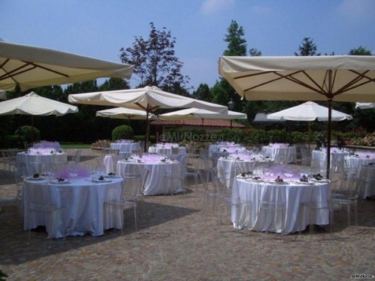 Allestimento del buffet di matrimonio