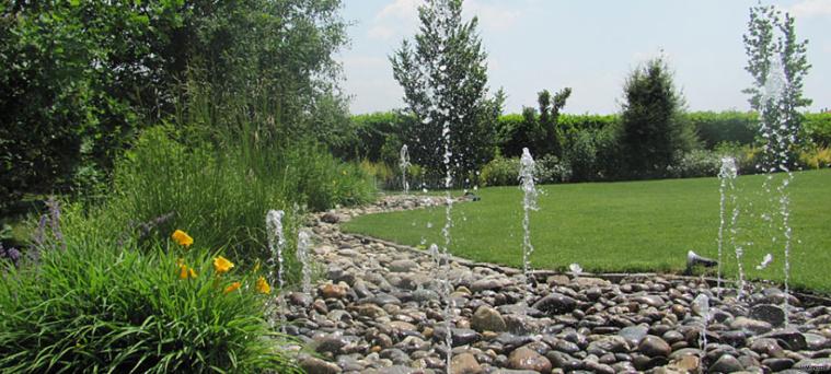 La fontana in giardino