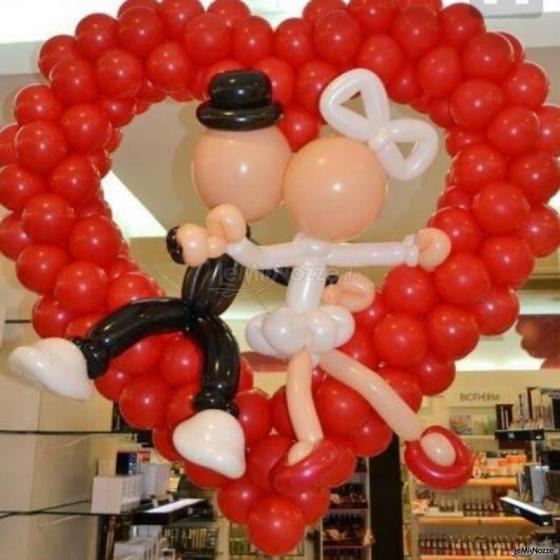 Party Shop Aosta - Addobbi e composizioni con palloncini per il matrimonio