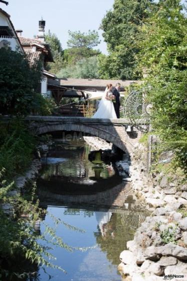 Matrimonio al Parco Gambrinus: l'arrivo della sposa nel parco