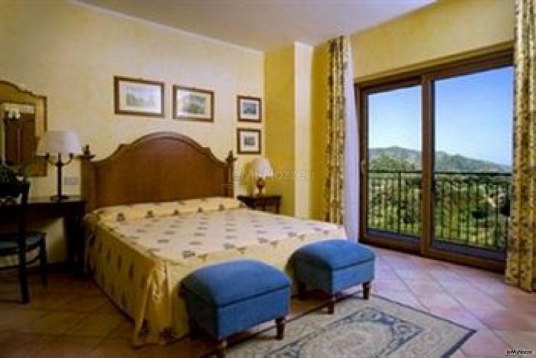 Camera da letto per prima notte di nozze presso l'agriturismo Il Borgo