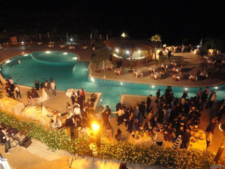 Il Buffet a bordo piscina