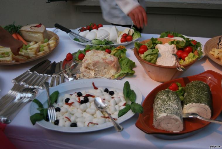 Antipasto di formaggi per il matrimonio