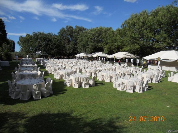 Panoramica su parte del parco - Ristorante Pulcianese