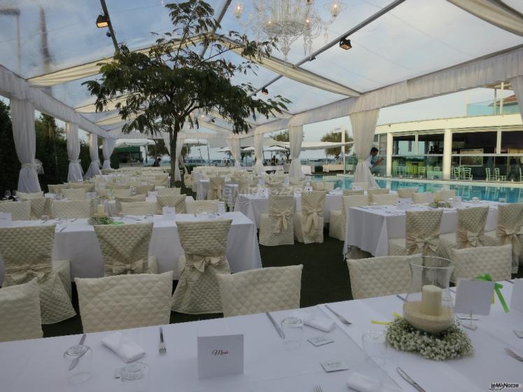 Ristorante Acquapazza - Allestimento per il ricevimento