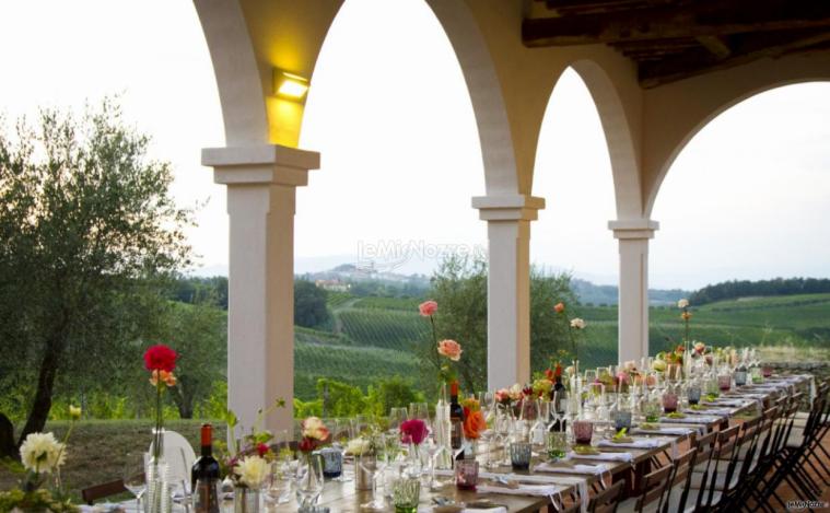 Tavolo imperiale country chic - Divinamente Eventi