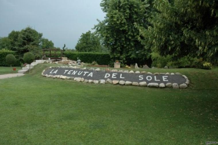 Ingresso alla Tenuta del Sole per ricevimenti di matrimonio