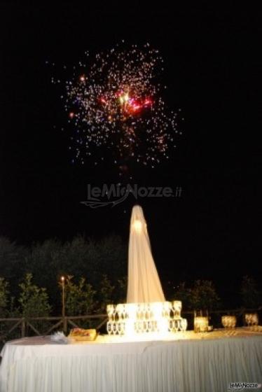 Fuochi d'artificio per il matrimonio