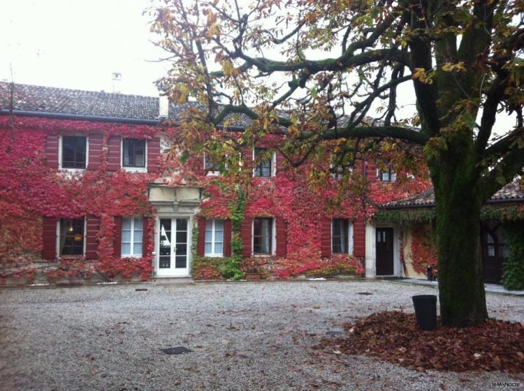 Villa Marcello Marinelli a Treviso - Cortile interno per il matrimonio