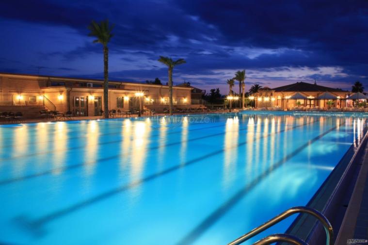 Grand Hotel Vigna Nocelli Ricevimenti - La piscina di sera