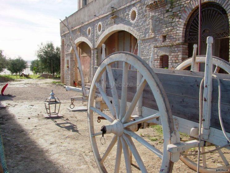 Vista esterna dell'agriturismo per matrimoni