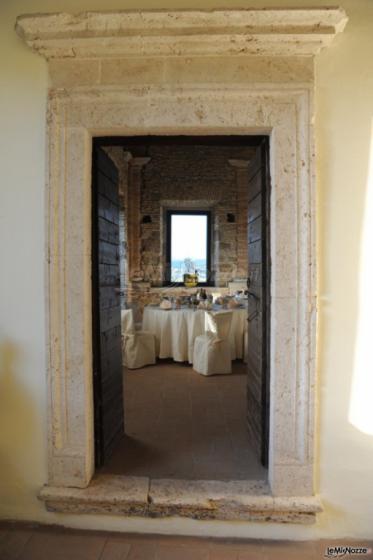 Abbazia di Sant'Andrea in Flumine - Scorcio della sala per il ricevimento