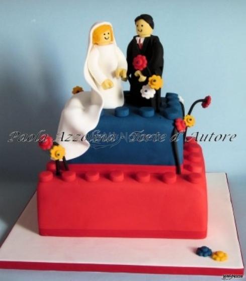 Torta Lego per il matrimonio