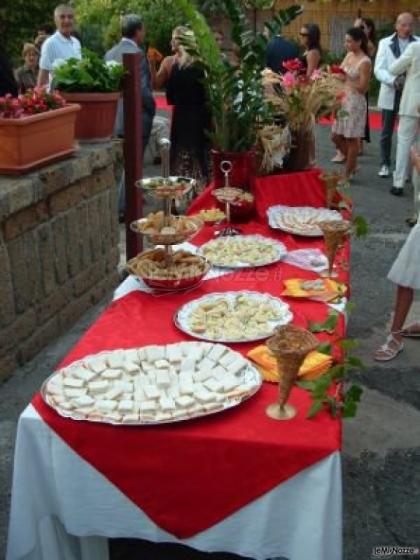 Casale de Sole - Buffet di antipasti per il ricevimento di matrimonio